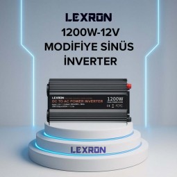 Lexron 1200W 12v Modifiye Sinüs İnverter Lexron 1200W 12v Modifiye Sinüs İnverter